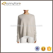 Popular pure cashmere knitted woman sweater